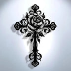 Jesus Cross Unique Design - Christmas & Baptism Decor - For Church or Home