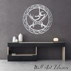 Ali علیہ السلام with Sword - Moharram Wall Decor