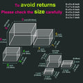 Six Transparent Acrylic Boxes for Displaying Buffet Stands And Supports, Party Food Display Stands, Buffet Tables, And Party Food Supports