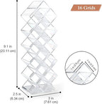 Fish Shape Lipstick Holder Organizer Tower, 16 Spaces Acrylic Lipsticks Organizers Display Stand, Clear Lip Gloss Storage Box (Copy)