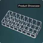 Lipstick Organizer for Vanity,Acrylic Clear Chapstick Lip Gloss Balm Roller Ball Bottle Holder with 24 Slots