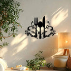 Fork and Spoon Kitchen & Dining Room Wall Art - Home Decor