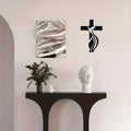 Jesus Cross & Flower Christian's Home - Christmas & Baptism - Church, Home Decor