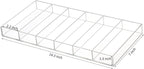 Premium Grade Acrylic Sunglasses Display Organizer, 6 Slot Clear Eyeglasses Storage Case Tray