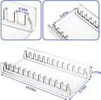 Acrylic Video Game Storage Organizer Stand for PS5, PS4, PS3, Game Storage, PS5 Game Holder, Game Box, Display Stand, Fits up to 12 Games (Clear)