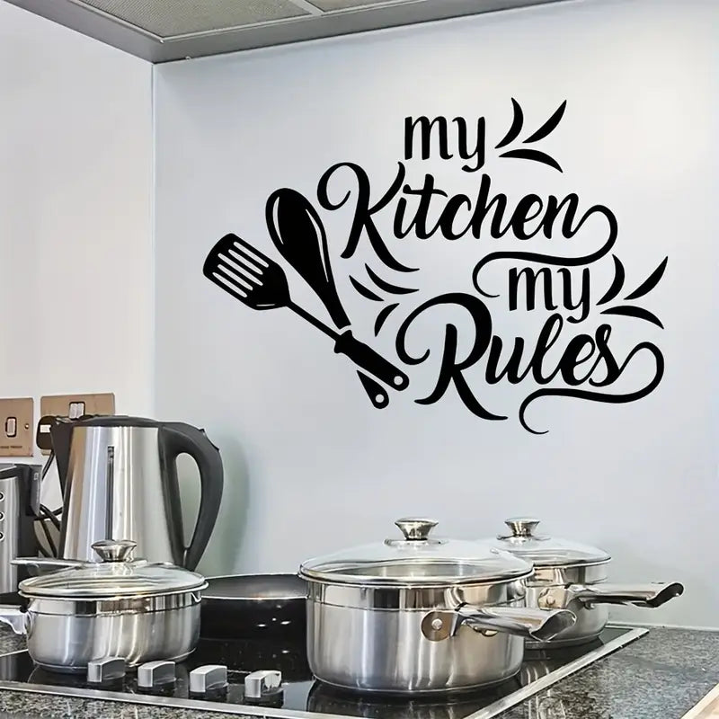 My Kitchen My Rules - Kitchen & Dinning Wall Decor