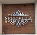Premium Custom Name Plate – Stylish Entrance Sign