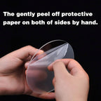 50 Pcs Clear Round Acrylic Blanks – 2mm Thick Circle Discs for DIY Crafts, Painting, Engraving & Picture Frame Panels