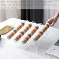 Acrylic Macaron Display Tray – 4 Slot Clear Cookie Display Stand for Macarons, Pastries & Desserts
