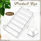 Acrylic Sunglass Organizer, 6 Slot Eye Glasses Storage Display Case Stackable Eyewear Drawer Organizer Tray