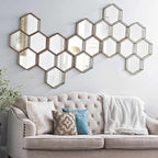 30 Pcs Clear Hexagon Acrylic Sheets – Transparent Acrylic Blanks for DIY Crafts, Painting, Place Cards, Signs & Display Stands