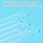 30 Pcs Clear Acrylic Sticks – Reusable Transparent Sticks for Cake Pops, Candy, Ice Pops & DIY Party Crafts