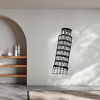 Pisa Tower, Italy - Skyline Acrylic Wall Art - Home Decal - National Day