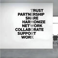 Team Work Acrylic Wall Art | Motivational Office 3D Wall Décor in UAE