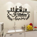 Kitchen is Seasoned with Love Acrylic Wall Décor
