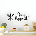 Fork Knife Spoon Acrylic Wall Decal - Beautiful Kitchen Decor for UAE Homes & Restaurants