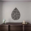 Surah Al-Fatiha Drop Design Acrylic Wall Art - Islamic Calligraphy