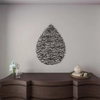 Surah Al-Fatiha Drop Design Acrylic Wall Art - Islamic Calligraphy