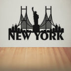 New York, America - Skyline Acrylic Wall Art - Home Decal - National Day