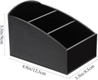 Coffee Station Organizer Tea Storage Box, Made of Acrylic with 3 Compartments, Hotel Tea Bag Box, Desktop Sugar Bag Holder for Tea Bags,Sugar, Coffee Pods Black Sugar Bag Organizer
