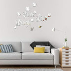 Butterfly Acrylic Mirror - Acrylic Wall Mirrors For Home Decor