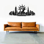 New York America - Skyline Acrylic Wall Art - Home Decal - National Day