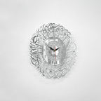 Surah Al Ikhlas Shiny Metal Clock Islamic Wall Art