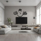 Wa Amma Bini’mati Rabbika Fahaddith Islamic Wall Art | Arabic Calligraphy Wooden & Acrylic Decor | Modern Muslim Home Decoration