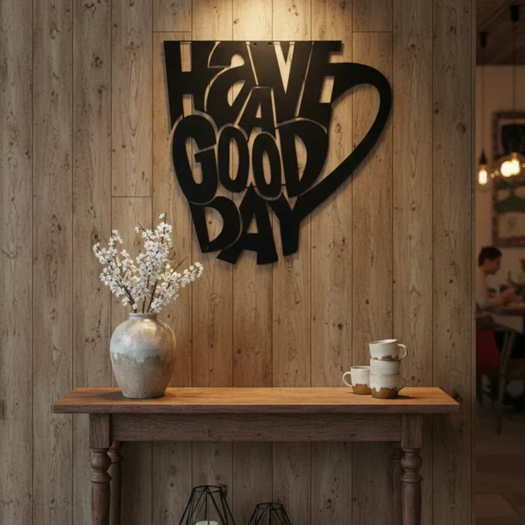Have A Good Day Wall Art | 3D Acrylic Cafe Decor