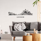 Lucknow, India - Skyline Acrylic Wall Art - Home Decal - Indian National Day