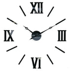 Giant DIY 3D Roman Numeral Wall Clock | Modern Acrylic Clock