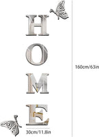 Home Sign Acrylic Mirror - Modern Home Decoration