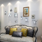 Family Sign Acrylic Mirror - Modern Home Decoration