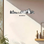 Mumbai, India - Skyline Acrylic Wall Art - Home Decal - Indian National Day