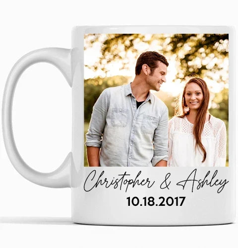 Personalized Magic Mug – Custom Heat Reveal Coffee Cup | Color Changing Mug with Name, Logo, Photo or Message | Gift for Him, Her, Birthday, Anniversary