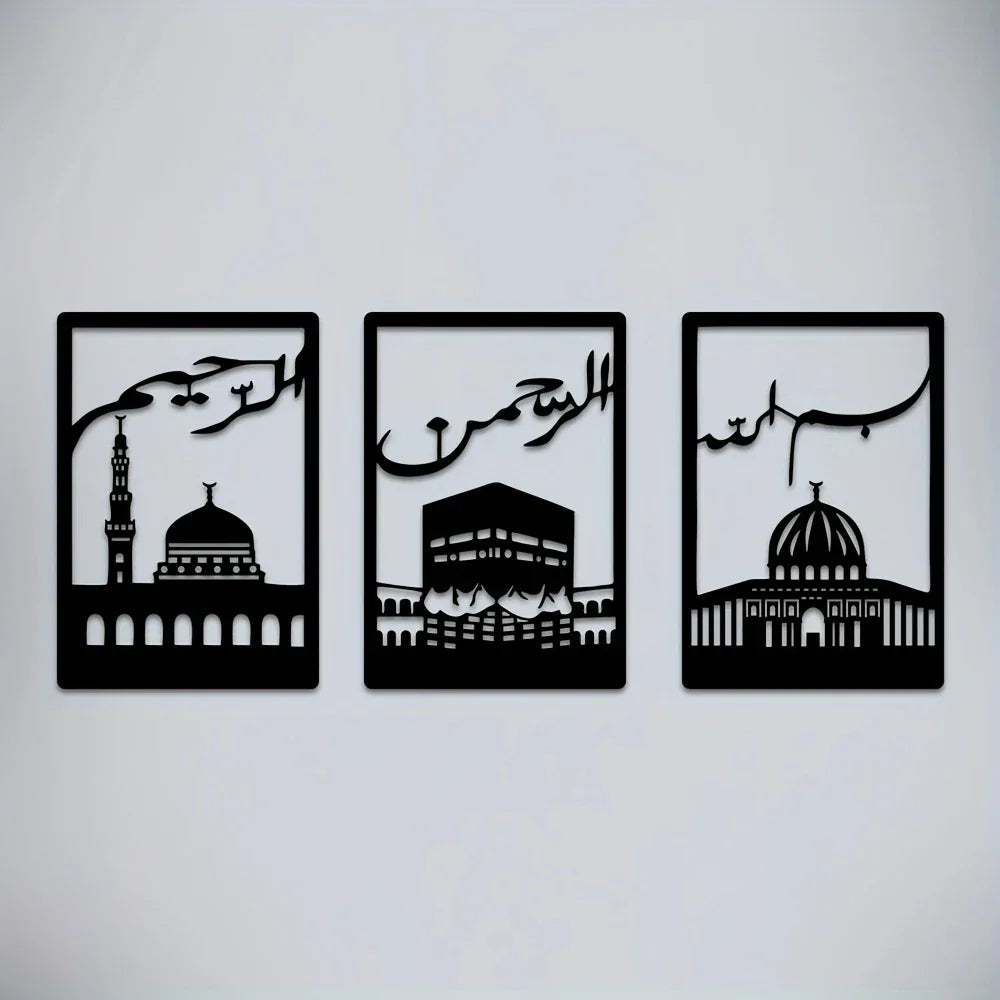 Kaaba, Masjid Nabawi & Masjid al-Aqsa