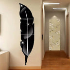 Leaf Acrylic Wall Mirror- Modern Home Decoration - For Home, Office & Restaurant