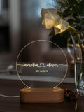Personalized LED Anniversary Night Light
