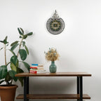 Allah (SWT) Name Islamic Wall Clock With Arabic Numbers
