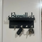 Bismillah Acrylic Wall Key Holder