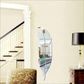 Leaf Acrylic Wall Mirror- Modern Home Decoration - For Home, Office & Restaurant