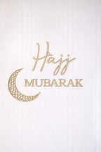 3D Printed Hajj Mubarak Wall Art | Customizable Islamic Decoration | Crescent Moon Home Decor & Gift