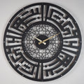 Sabr and Salat (Patience and Pray) Written Kufic Acrylic Wall Clock